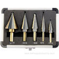 5PCS Step Drill Bit Set